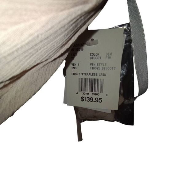 David's bridal , NWT short strapless dress - Picture 6 of 6